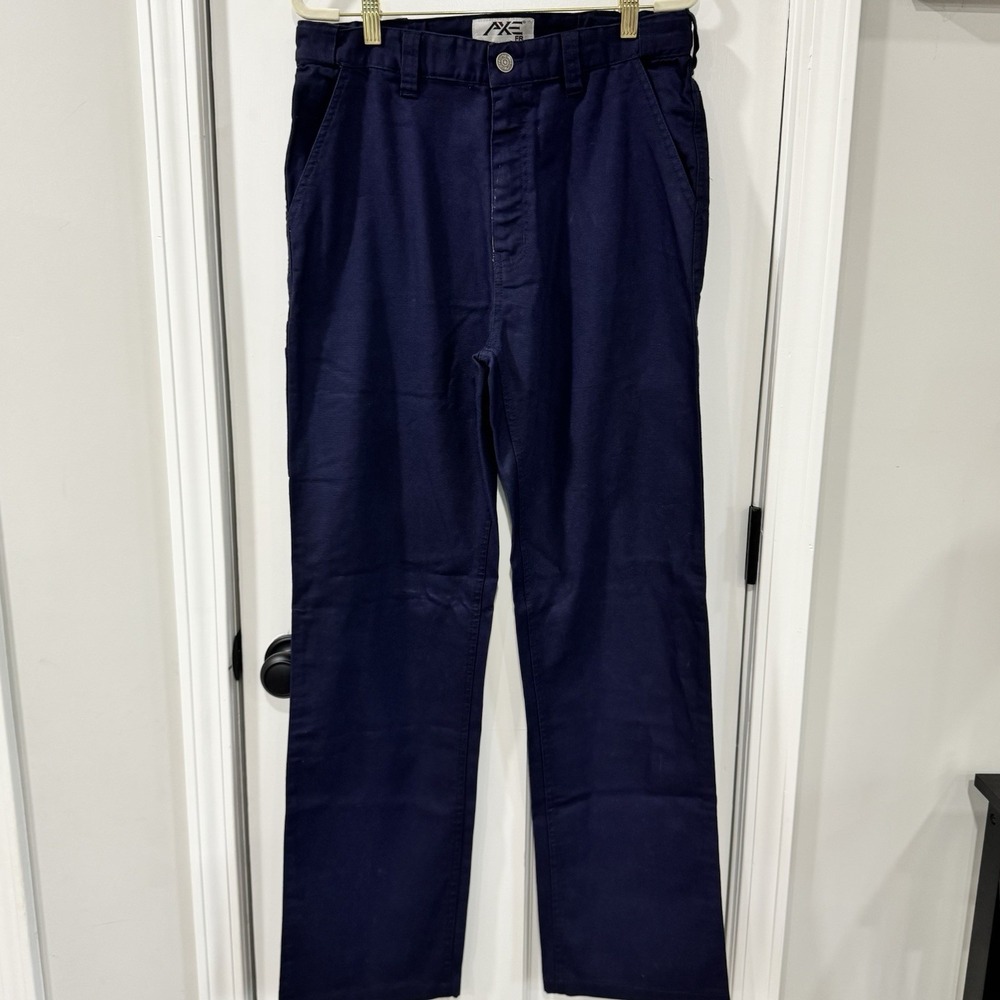AXE FR Roundhouse Pants Mens 30x32 Navy Flame Resistant NFPA 2112 CAT 2